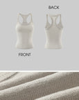 Rase le sol Contoured Knit Tank with Sculpted Racerback