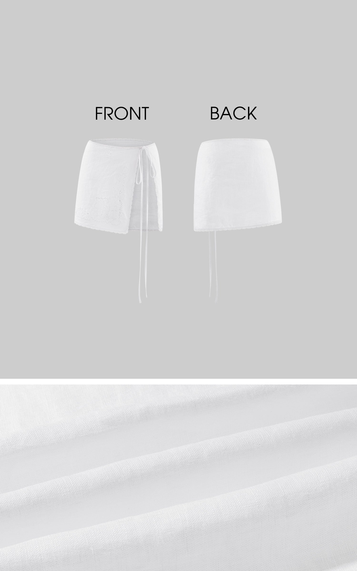 0122stepll Relaxed Linen Suit Set Blazer Pants &amp; Wrap Skirt Overlay