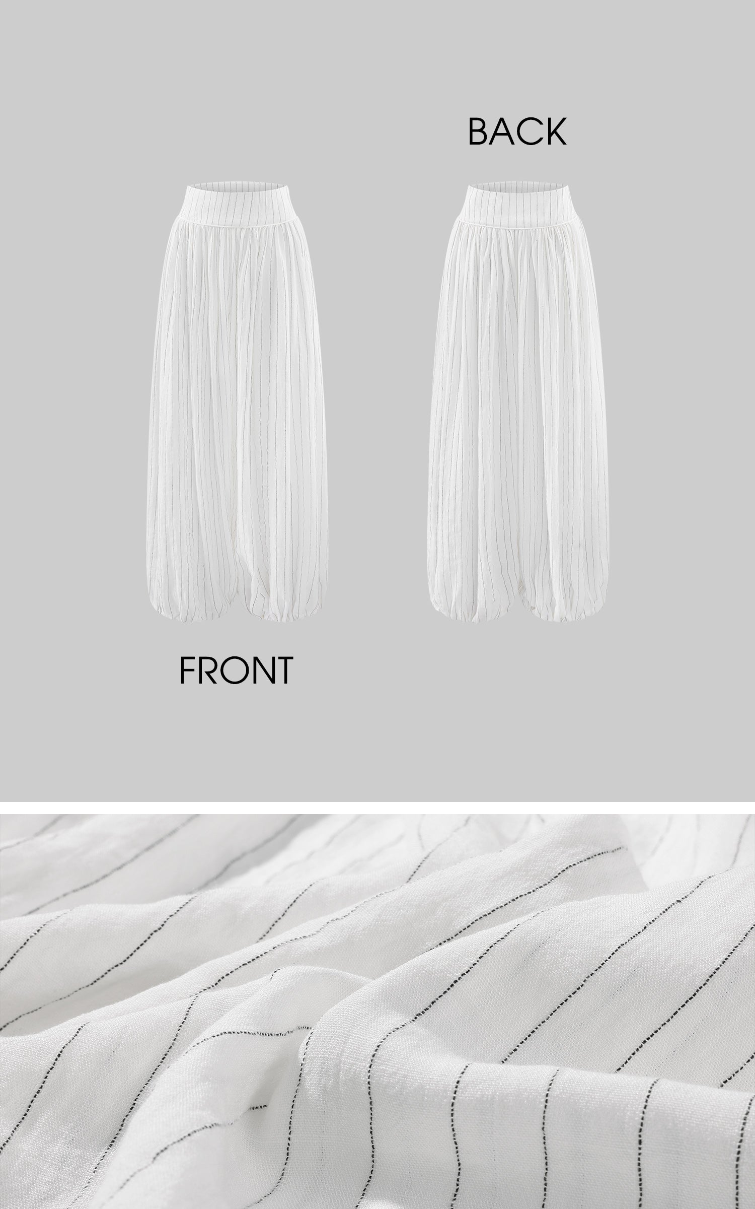 WARDEN EDGE Textured Wide Balloon Pants