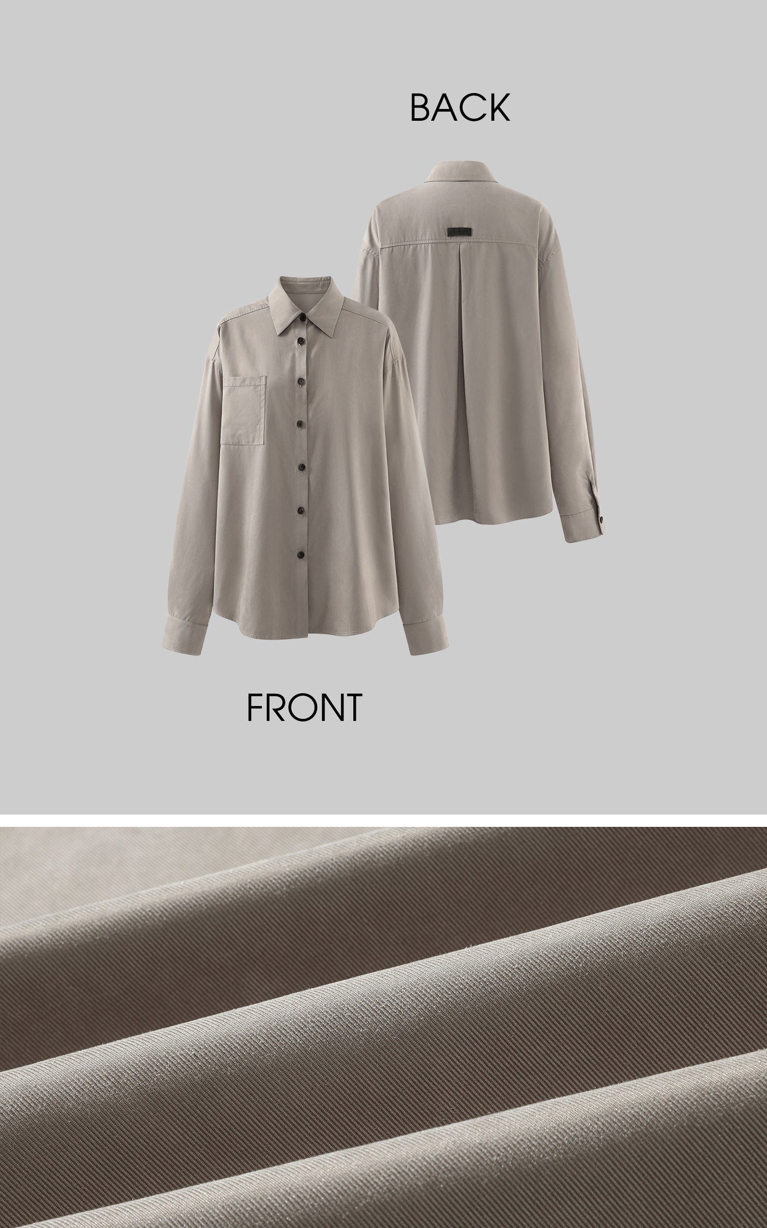 Rase le sol Relaxed Shirt and Wide-Leg Pants Set