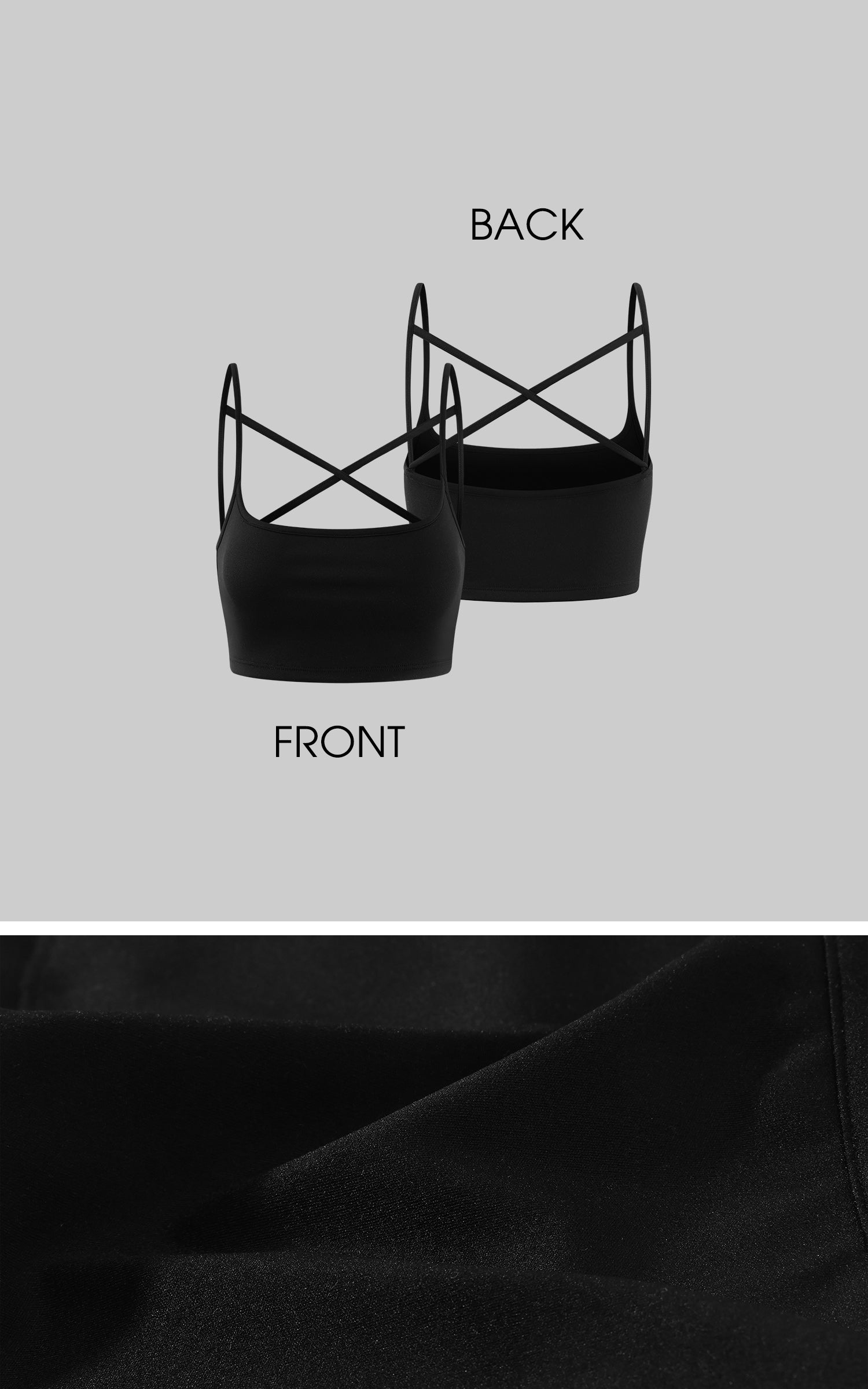 WARDEN EDGE Graphic Tank Top &amp; Strappy Bra Set