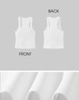 ROVENTE Curve-Hugging Ribbed Tank Top - PINKPARKS