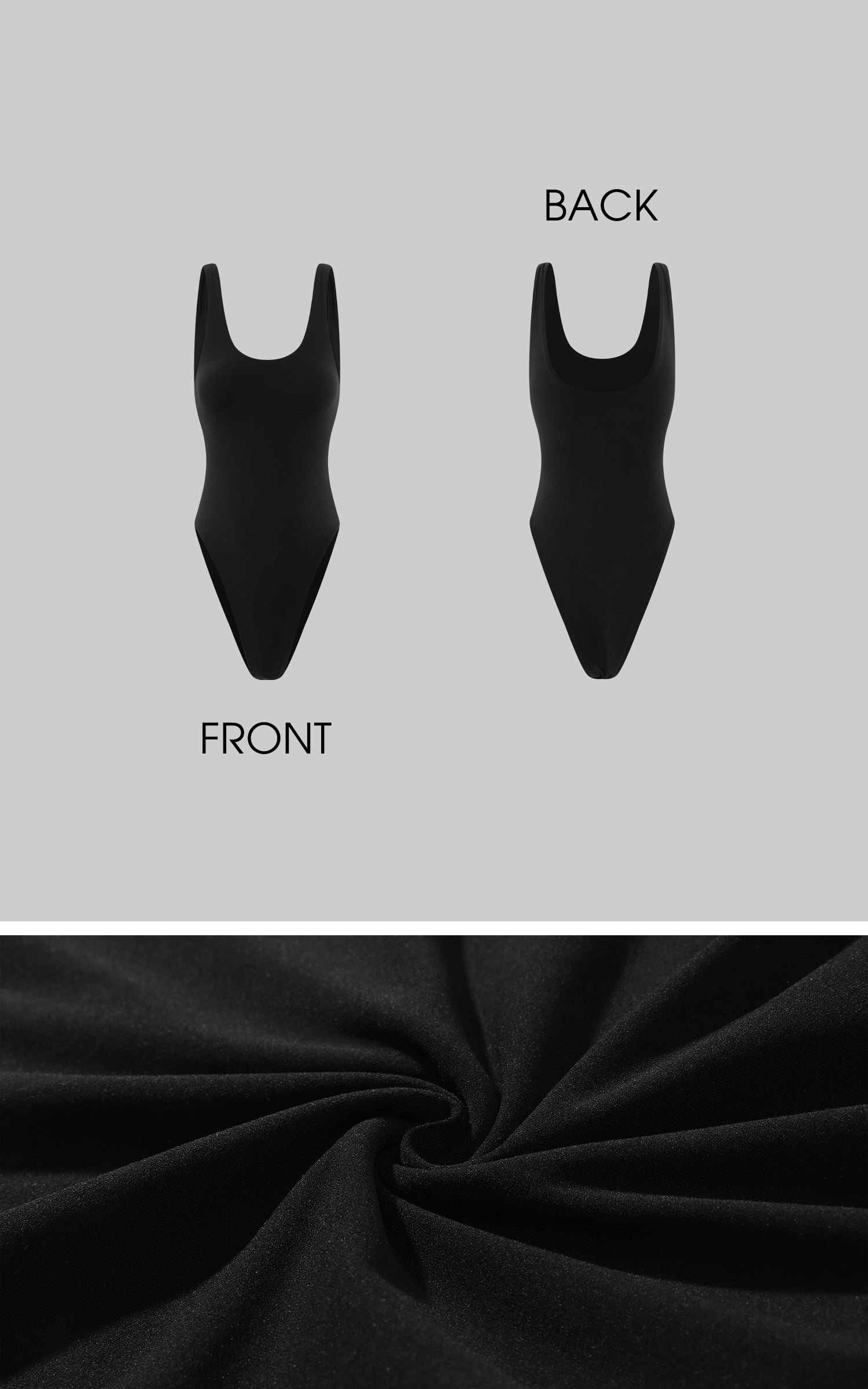 0122stepll Sculpted U-Neck Bodysuit