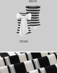 0122stepll Contrast Scarf Stripe Tube Top