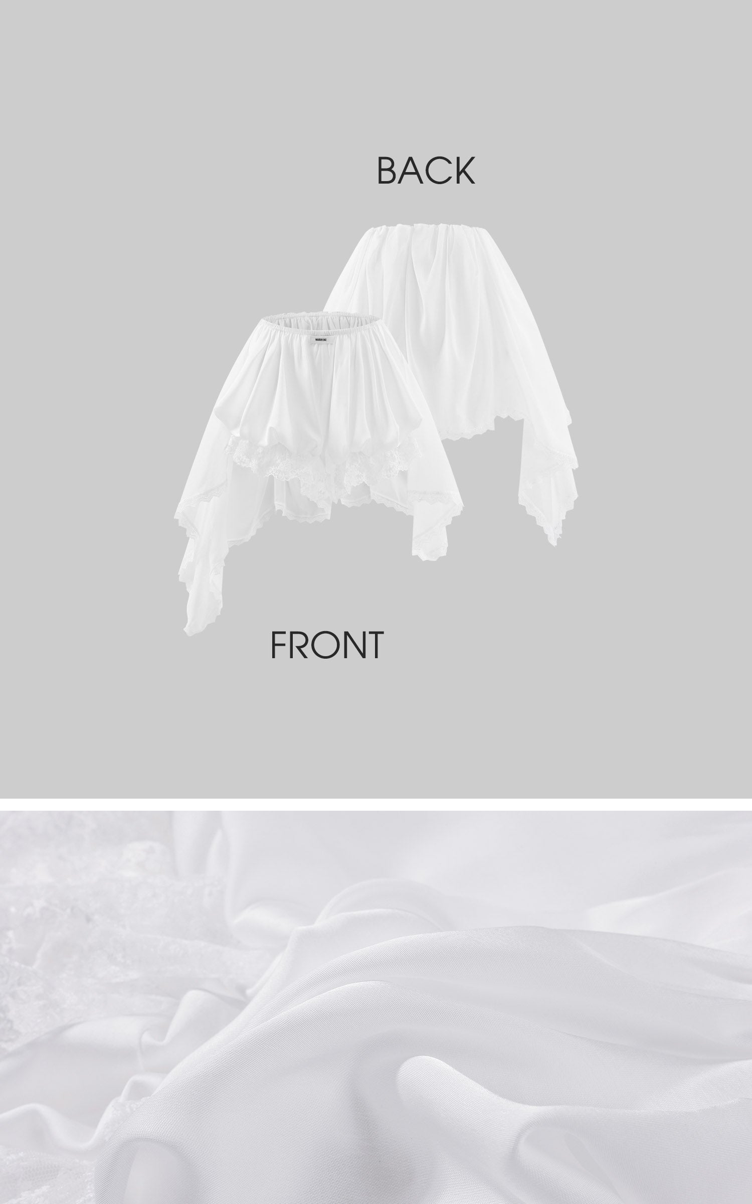 WARDEN EDGE Ensemble T-shirt oversize graphique &amp;amp; short en dentelle superposé