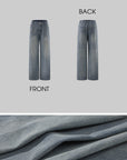 Rase le sol Veste en jean délavée & Ensemble pantalon large