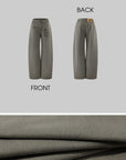 Rase le sol Pantalon large à motif léopard