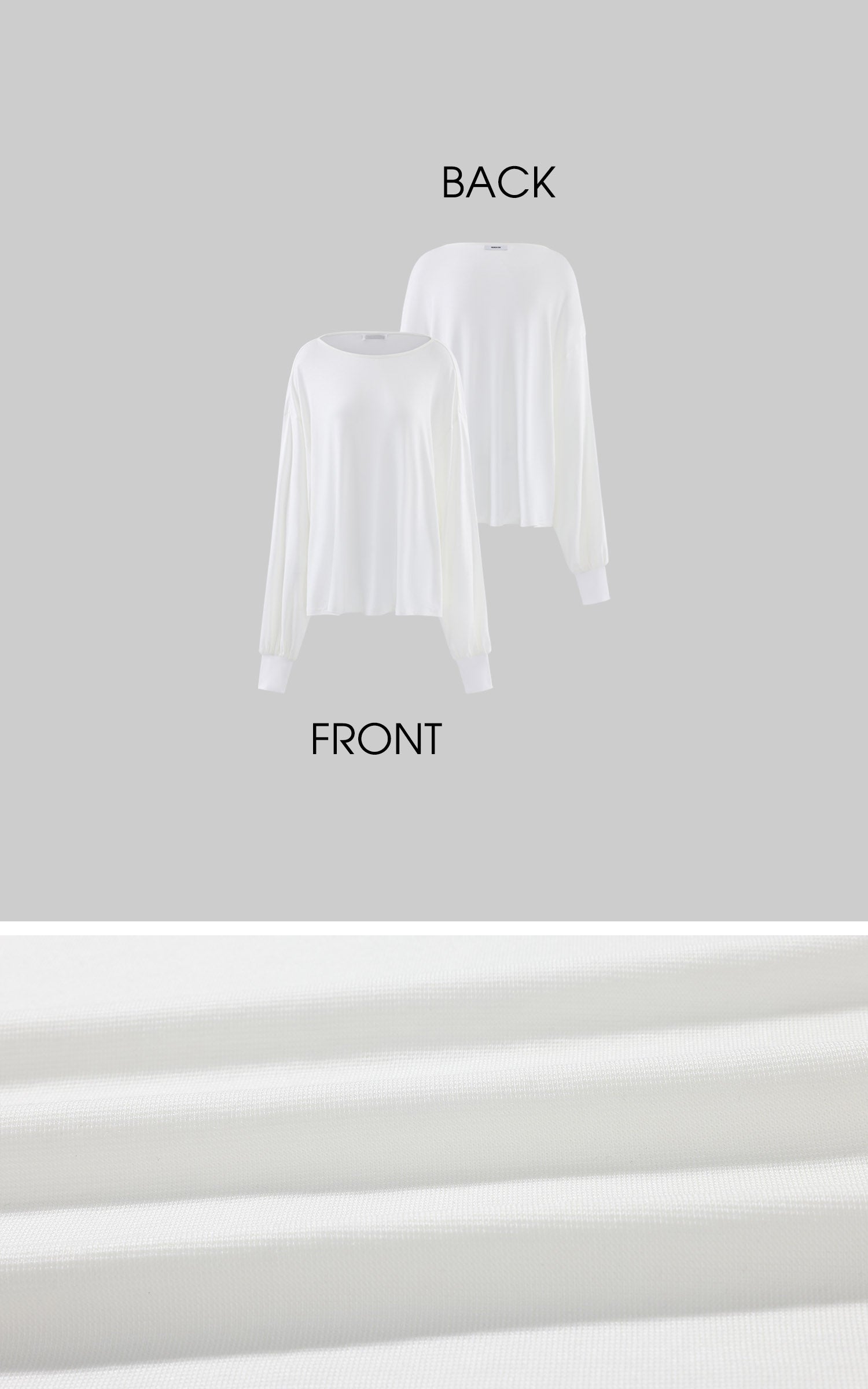 WARDEN EDGE Oversized Off Shoulder Long Sleeve Top Relaxed Draped Streetwear Style