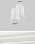 WARDEN EDGE Oversized Off Shoulder Long Sleeve Top Relaxed Draped Streetwear Style