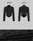 WARDEN EDGE Structured Tweed Cropped Jacket