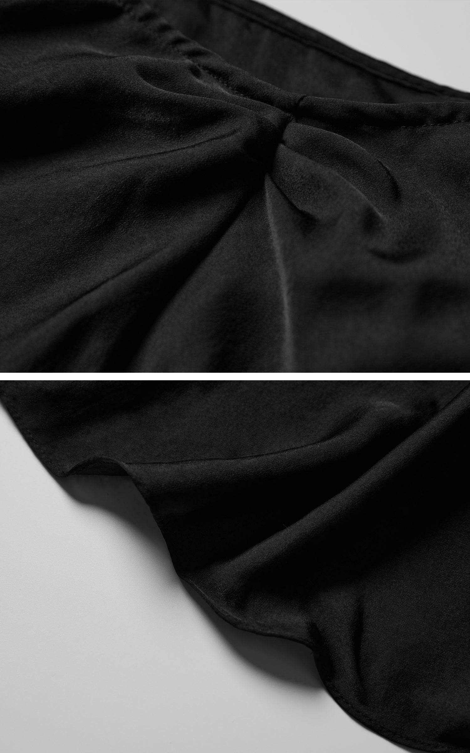 DOINDULGE Draped Asymmetric Maxi Skirt