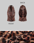 0122stepll Leopard Mesh Halter Top & Sheer Maxi Skirt Set