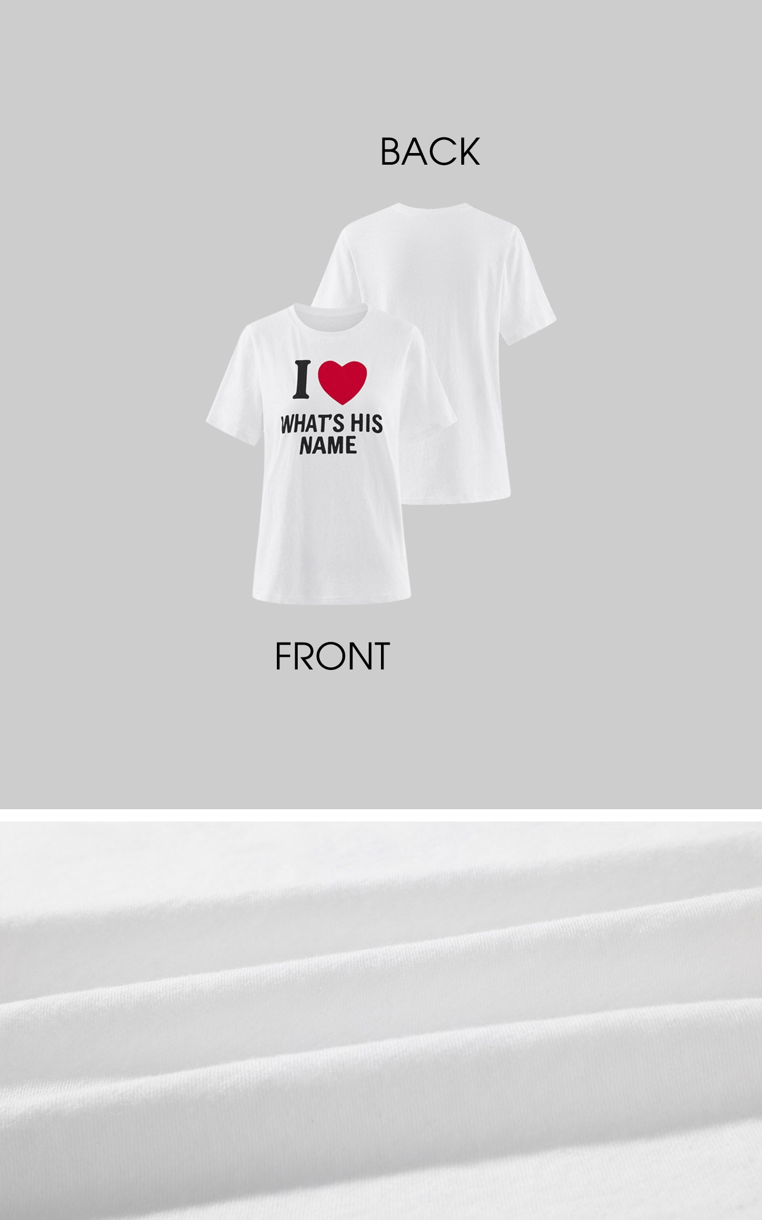 WARDEN EDGE “I Love WHAT’S HIS NAME” Graphic T-Shirt