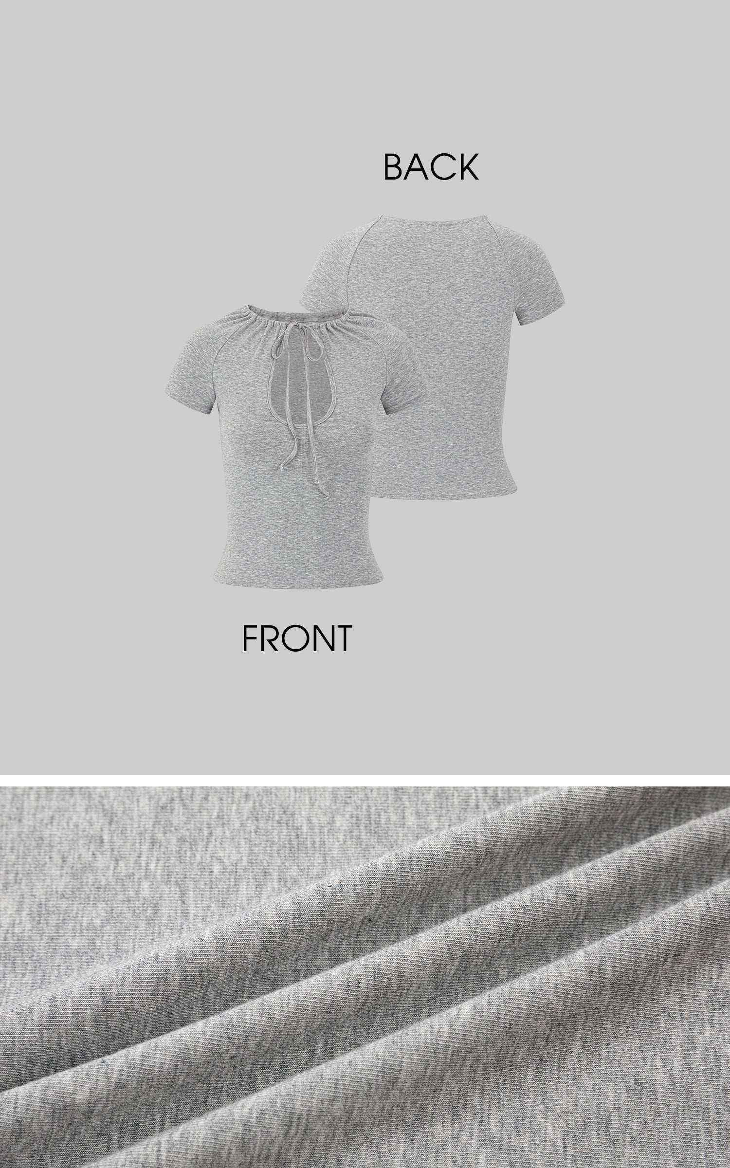 IAMXIAA T-shirt bébé ajusté à nouer