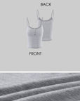 Hydrae Layered Henley Cami & Convertible Triangle Bra Set