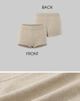 IAMXIAA Ensemble haut en maille et short avec boutons décoratifs