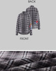 WARDEN EDGE Patchwork Plaid Oversized Shirt