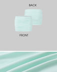 IAMXIAA Mint Ruched Micro Mini Skirt