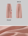 WARDEN EDGE Patch Graphic Wide-Leg Sweatpants