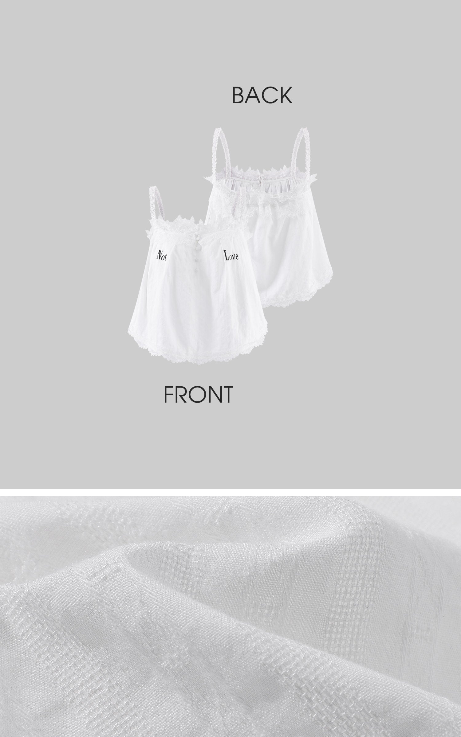 WARDEN EDGE Lace-Trim Ruffle Camisole &amp; Shorts Set