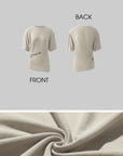 Rase le sol Ruched Waist Gothic Text Fitted T-Shirt - PINKPARKS
