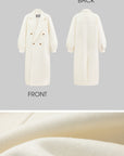 Rase le sol Wool Coat - Long Woolen Overcoat