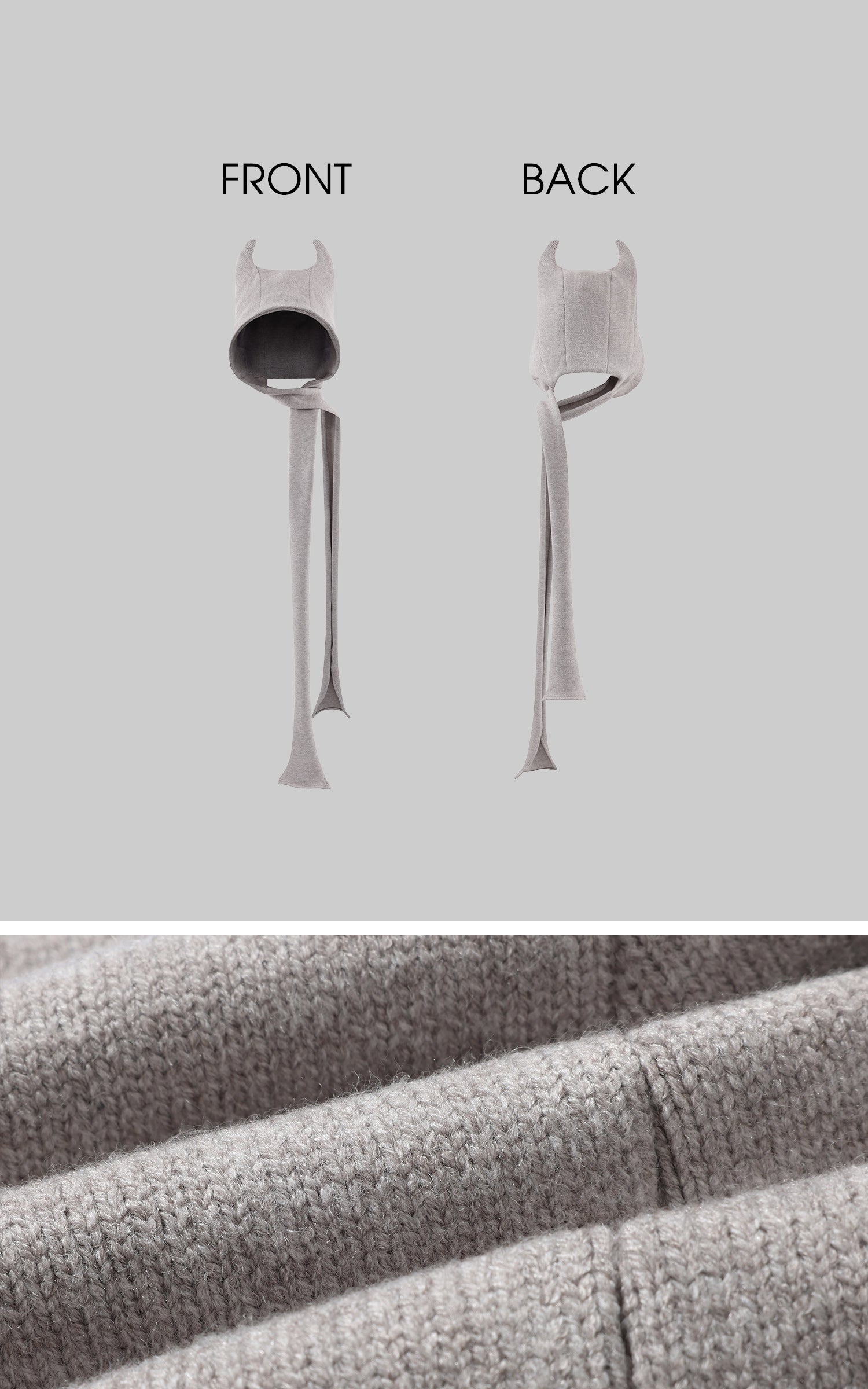 WARDEN EDGE Furry Hood Jacket &amp; Knit Hood Hat Set with Slim Top and Drawstring Shorts