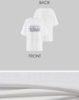 WARDEN EDGE T-shirt en coton à imprimé graphique plaque d'immatriculation oversize