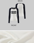 Rase le sol T-shirt Raglan Fortune Arrives & Short Ensemble