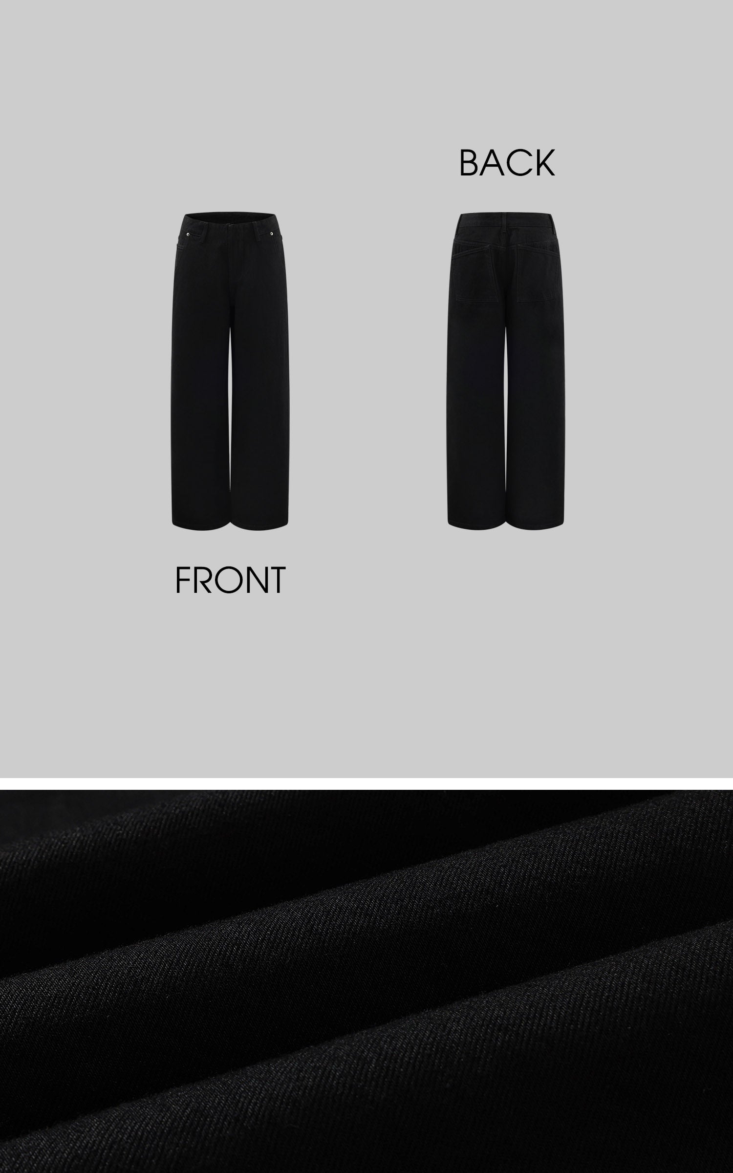 0122stepll Vintage Straight-Leg Trousers