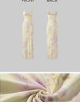 DreamyNerd Floral Mesh Slip Maxi Dress - PINKPARKS