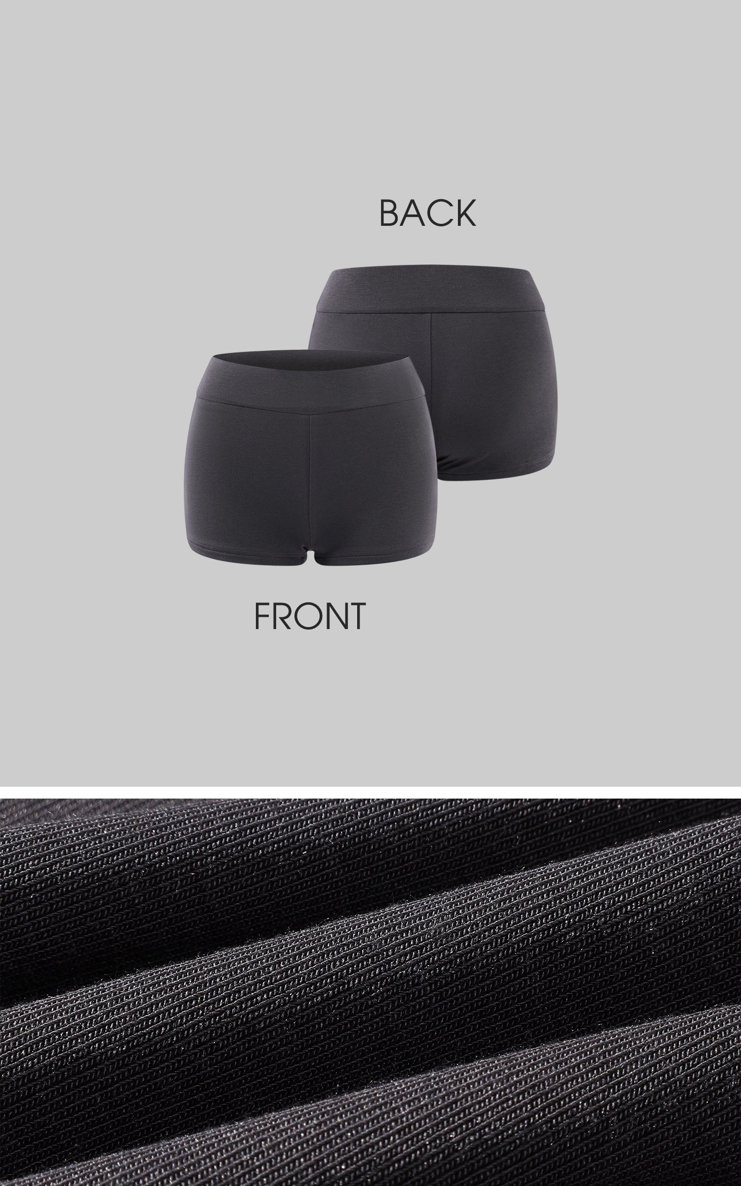 ROVENTE Layered Sculpt Long Sleeve Top &amp; Fitted Shorts Set