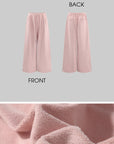 WARDEN EDGE Oversized Hoodie Vest Sweatpants Set