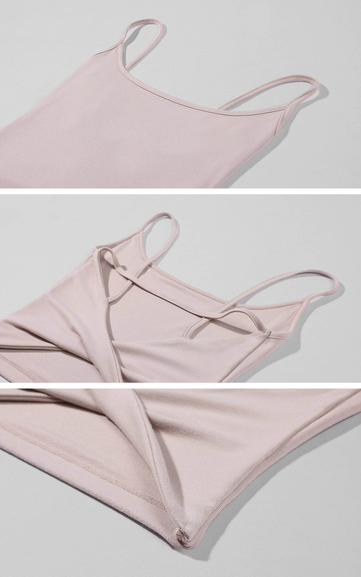 Hydrae Soft Sculpt Cross-Back Camisole Crop Top