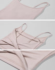 Hydrae Soft Sculpt Cross-Back Camisole Crop Top