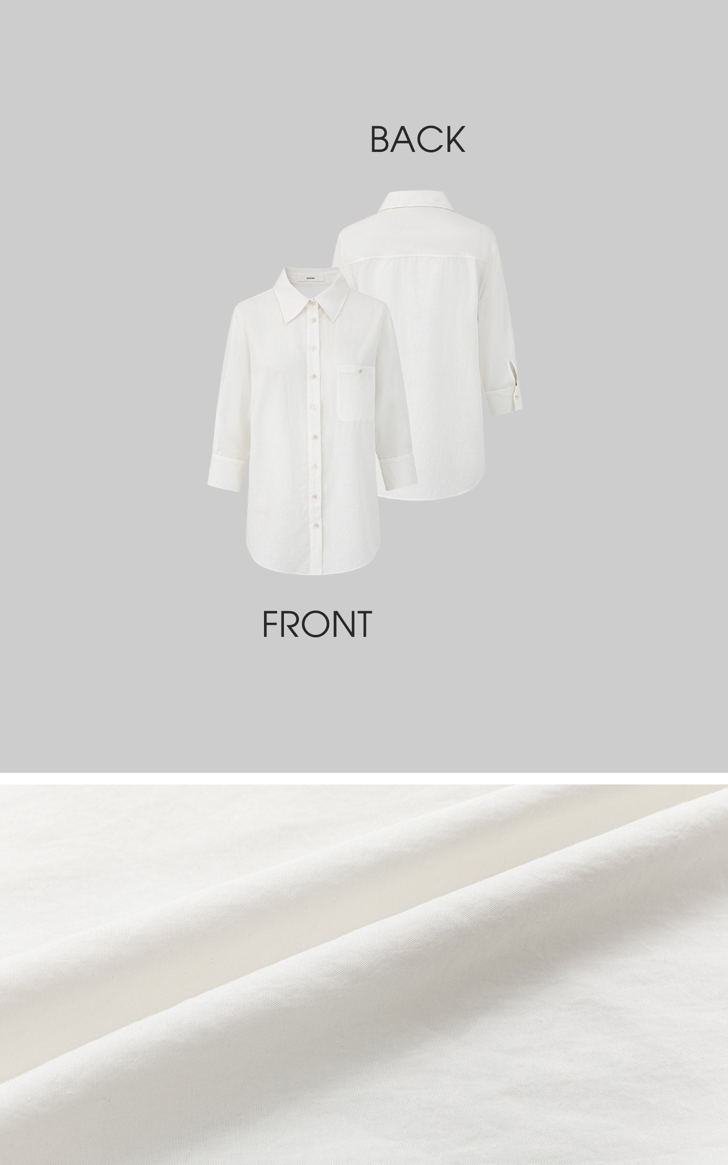 IAMXIAA Lightweight Relaxed Button Up Shirt