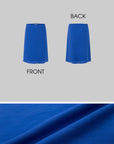 IAMXIAA Cobalt Blue Low-Rise Midi Skirt