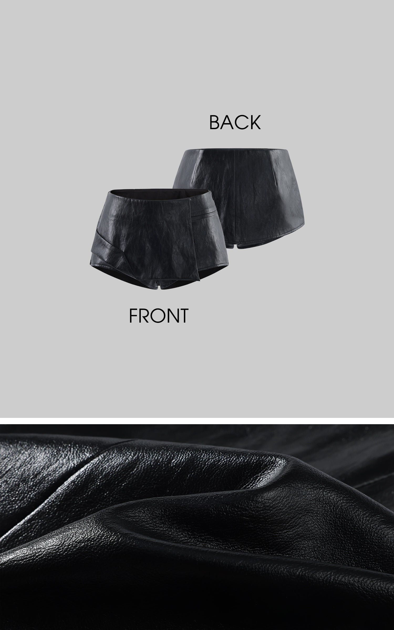 Rase le sol Draped Top &amp; Asymmetric Skort Set