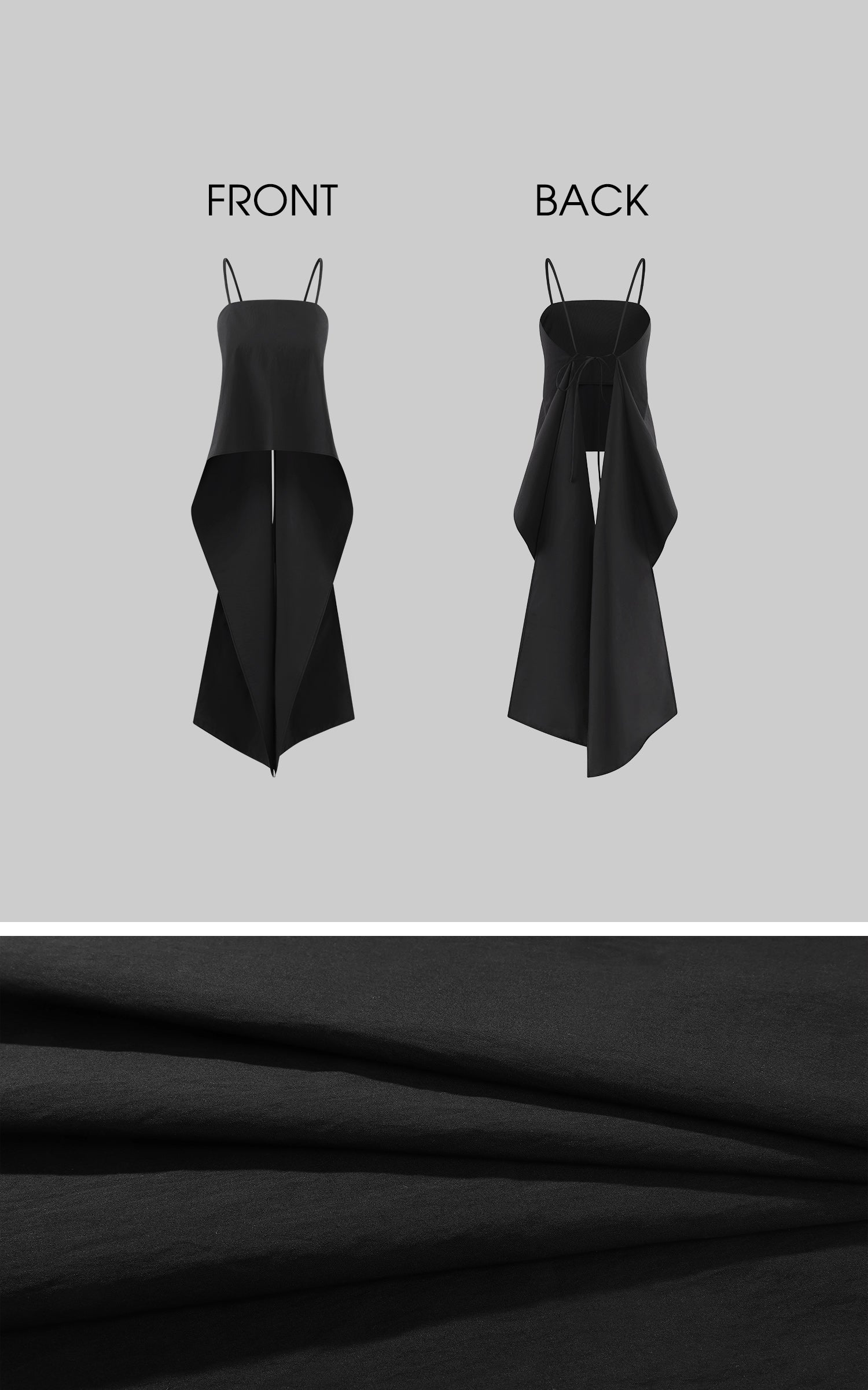 0122stepll Asymmetric Camisole &amp; Maxi Skirt Set