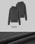 IAMXIAA Button Neck Oversized Knit Sweater
