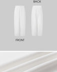 IAMXIAA Adjustable Hem Balloon Wide-Leg Pants