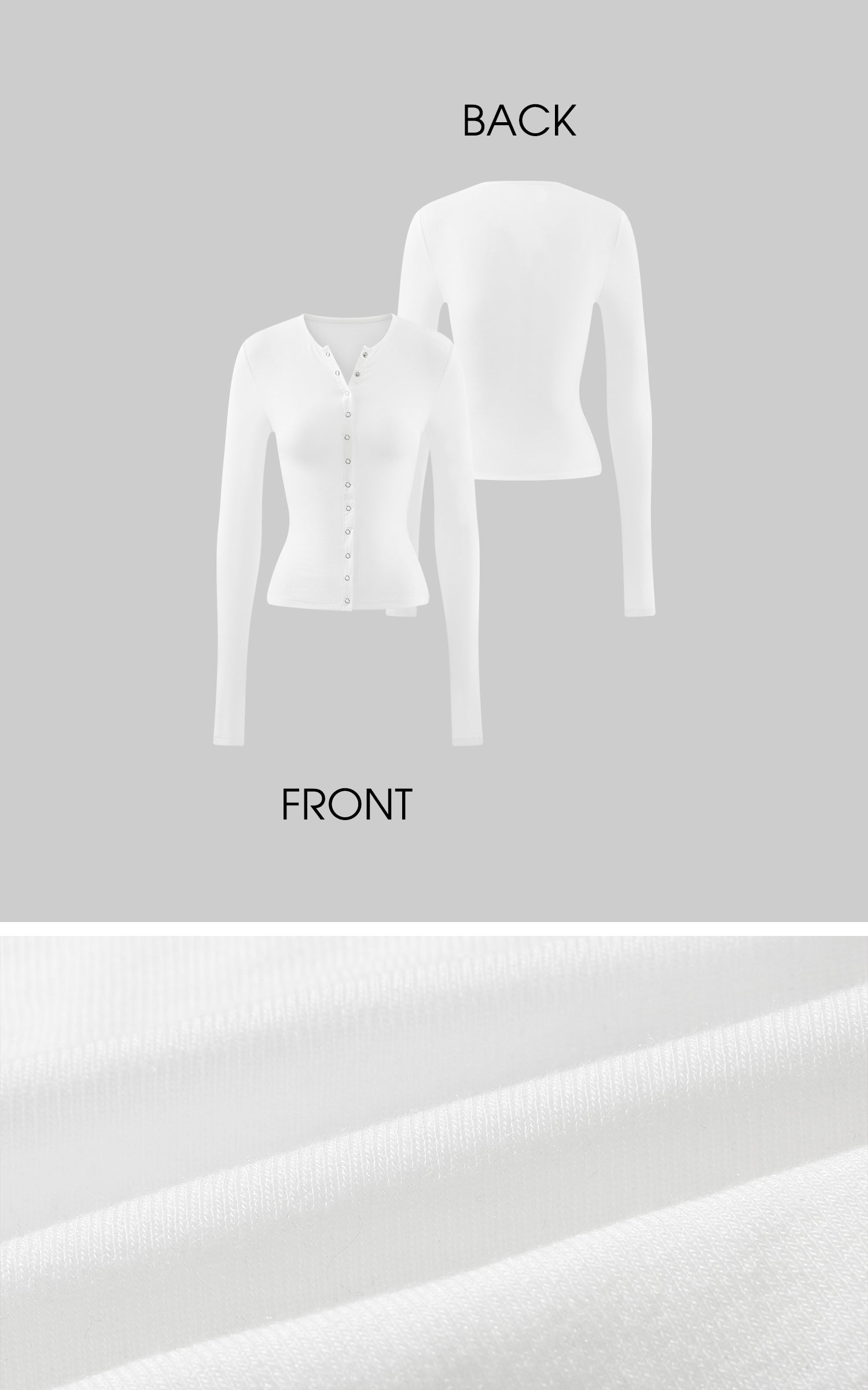 ROVENTE Sheer Snap Cardigan &amp; Lace Bralette Set