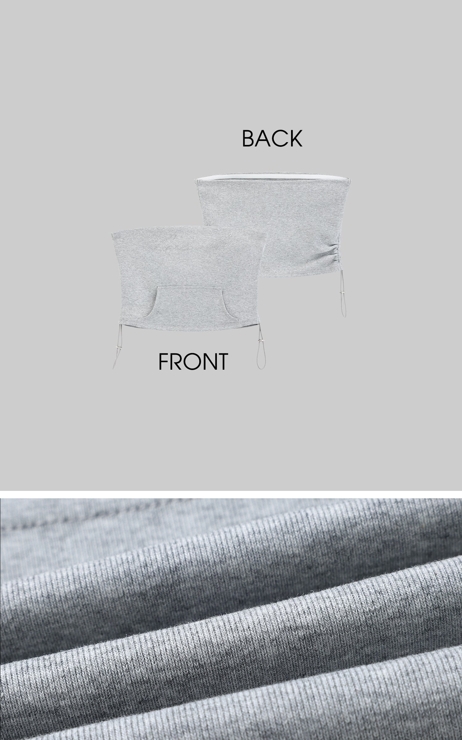 WARDEN EDGE Grey Contrast-Layered Lounge Set - PINKPARKS