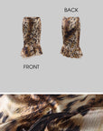 0122stepll Wild Instinct Leopard Ruffle Midi Skirt