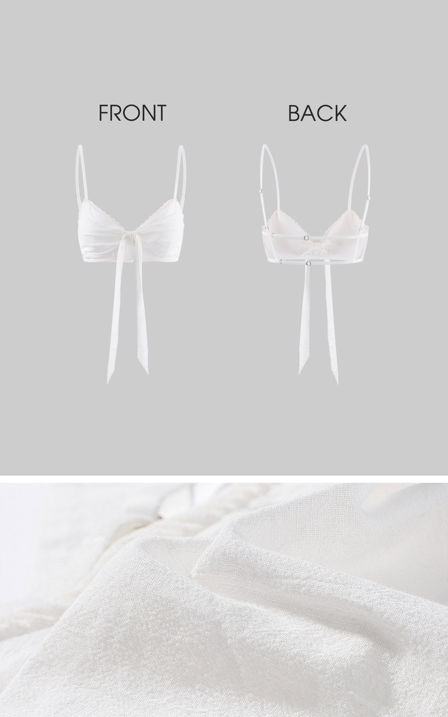 Rase le sol Apricot Lace-Layered Tie-Front Knit Camisole Set