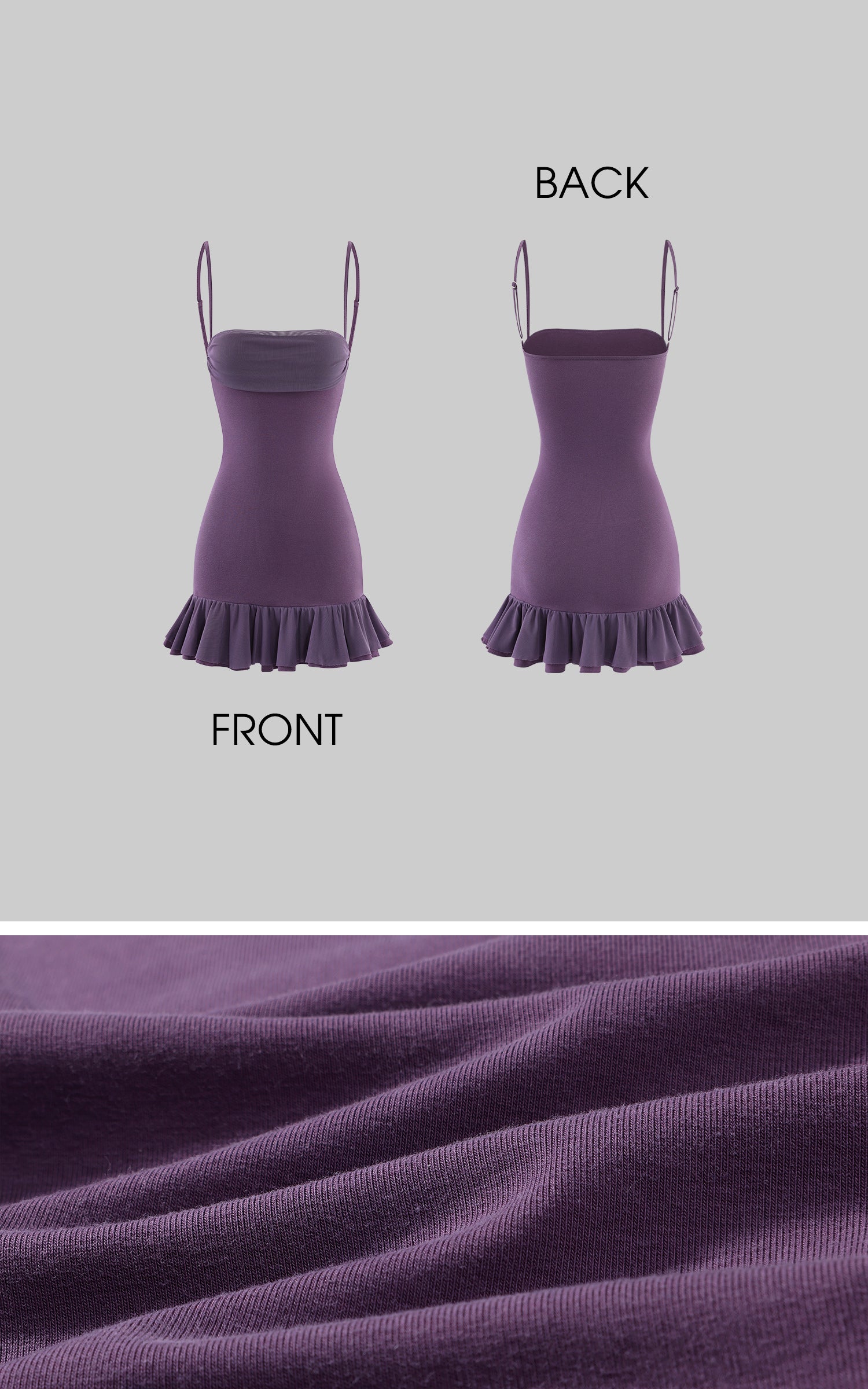 Rase le sol Ruched Mermaid Hem Dress
