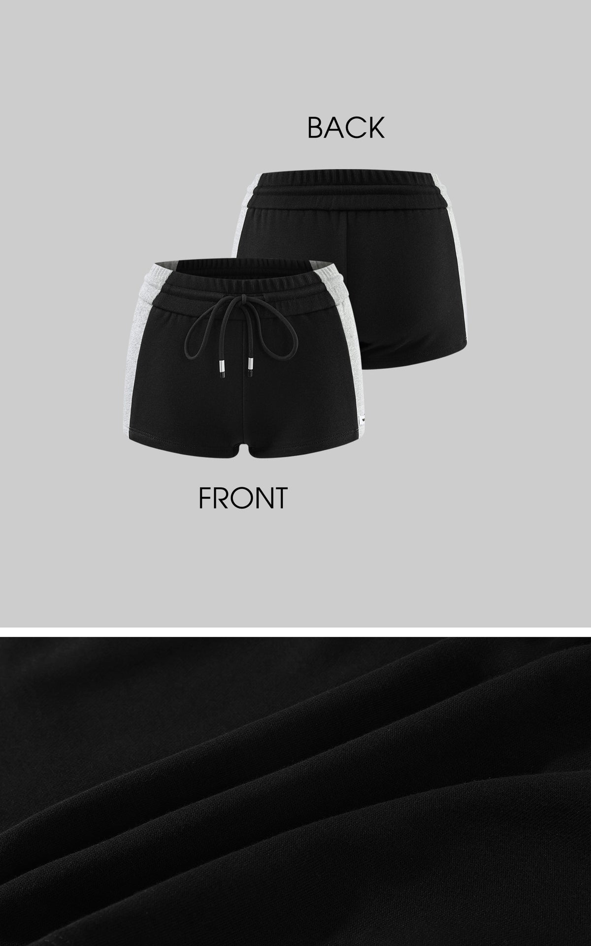 WARDEN EDGE Sculpted Zip-Up Hooded Jacket &amp; Shorts Set