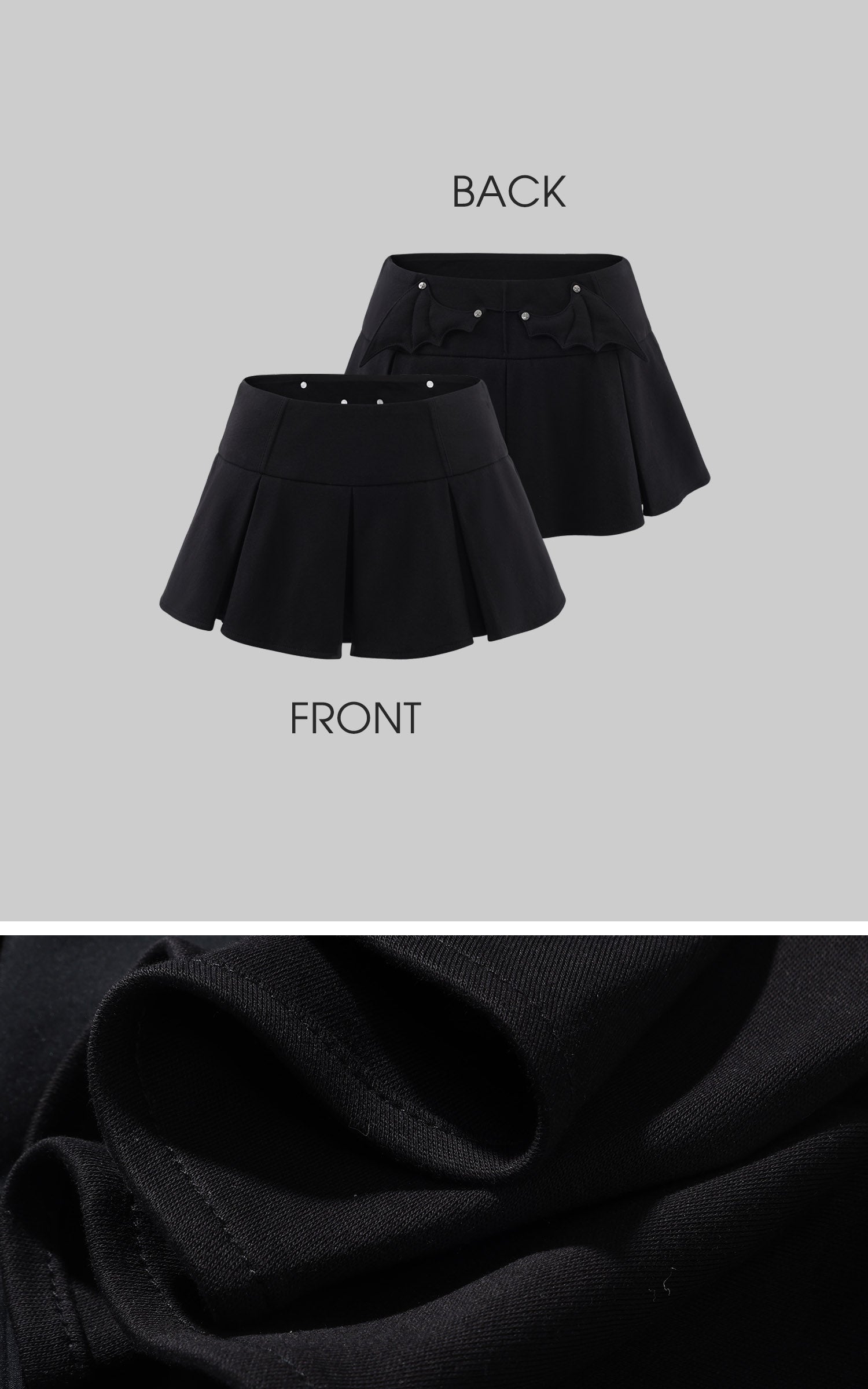 Rase le sol Ruffled Low-Rise Skort