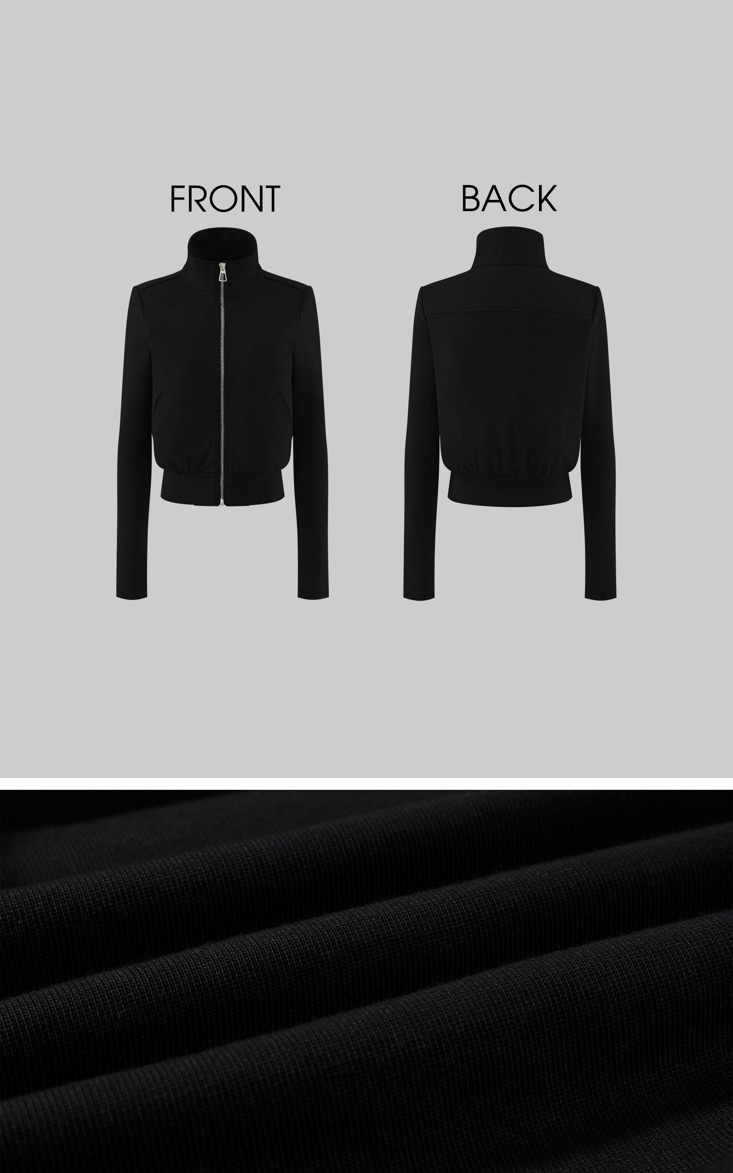 WARDEN EDGE Veste à fermeture éclair col montant Contour