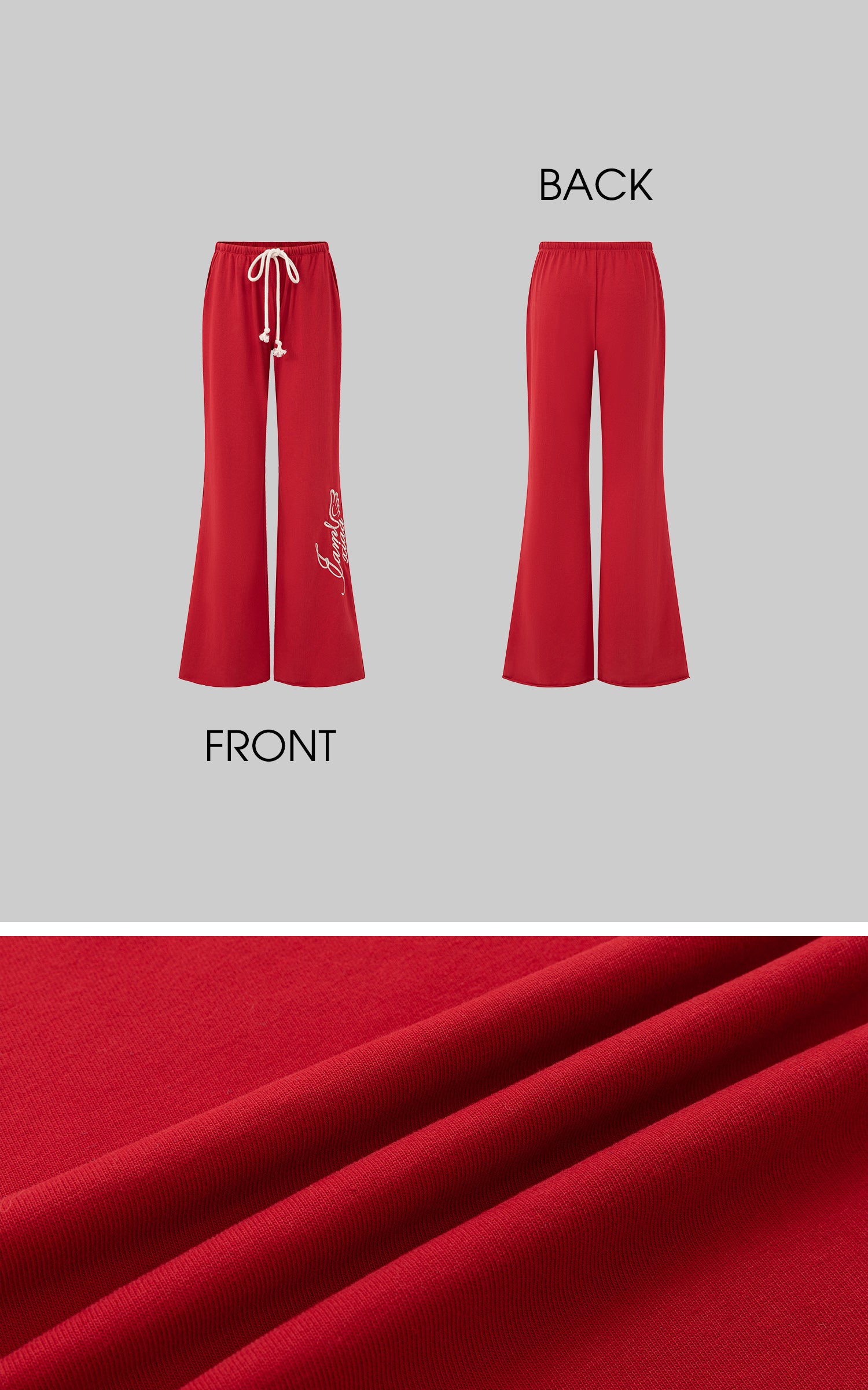 IAMXIAA Zip Hoodie &amp; Wide-Leg Sweatpants Set